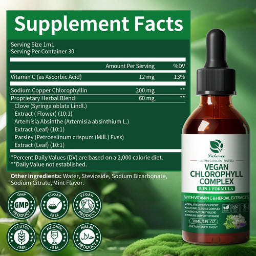 GreenPur Pure Chlorophyll Energy Liquid Drops